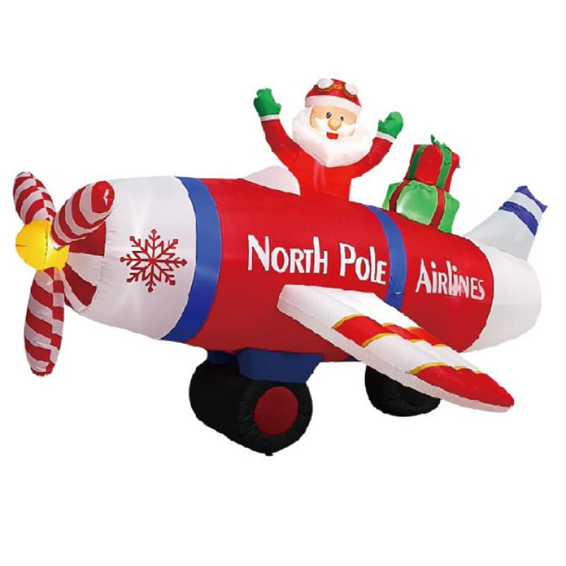 Mars Hill - Inflatable Santa Airplane MHC23007