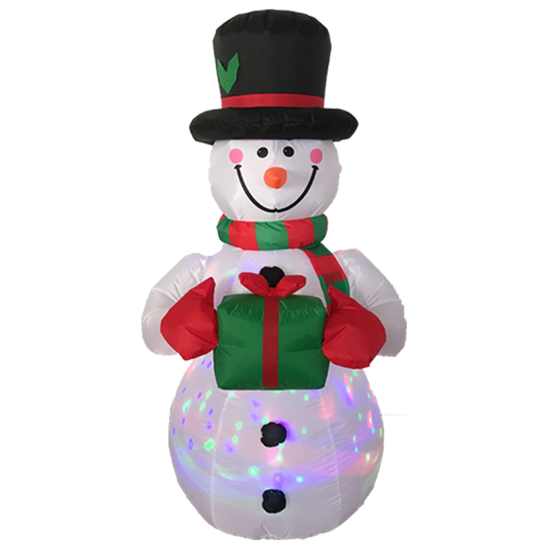 Mars HIll - Inflatable Snowman With Gift Box MHC0574